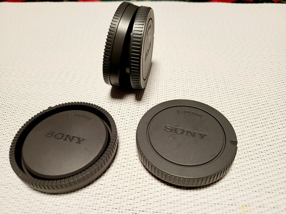 Tampas originais Sony macho/fêmea conjunto.