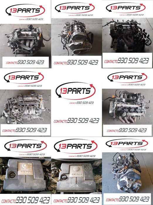 Motores VW Audi Seat Skoda VAG 1.0 MPi 1.2 1.4 TSi 1.6 FSi 2.0 FSi