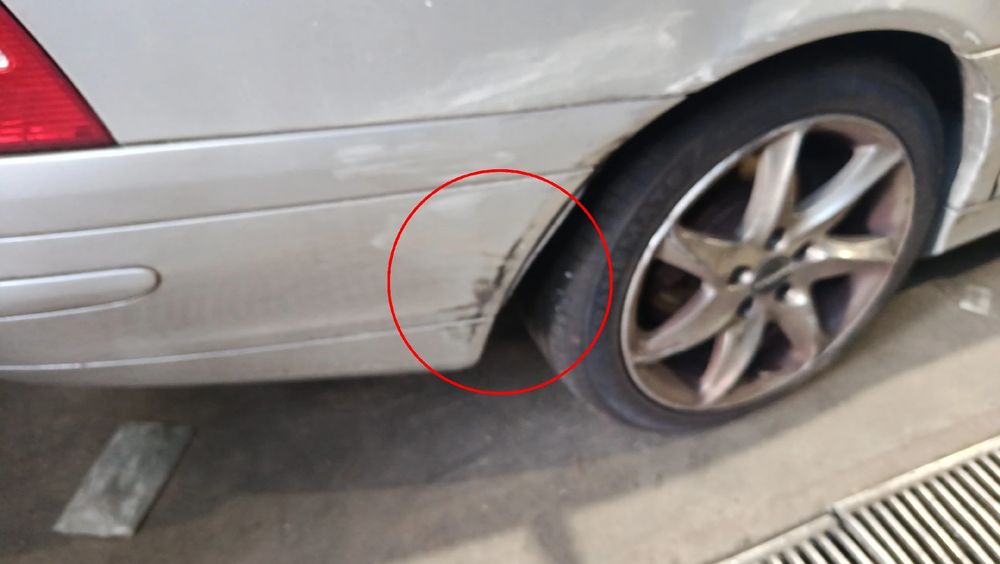 Pára-choques trás MERCEDES-BENZ Classe C Carrinha (S203)