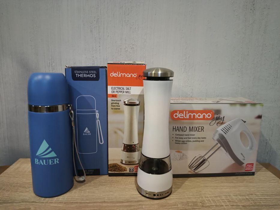 Нові. Кухонна техніка Delimano. Міксер. Подрібнювачі. Овочерізка