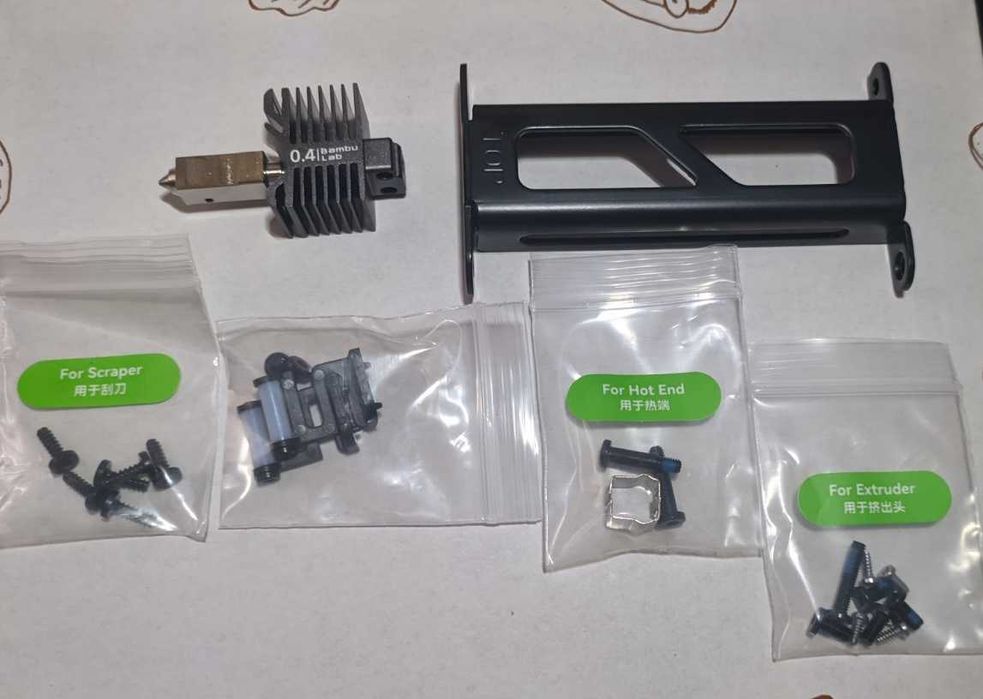 Скляна кришка стекло дверь петли 3D-принтер X1 та P1P P1S Bambu Lab