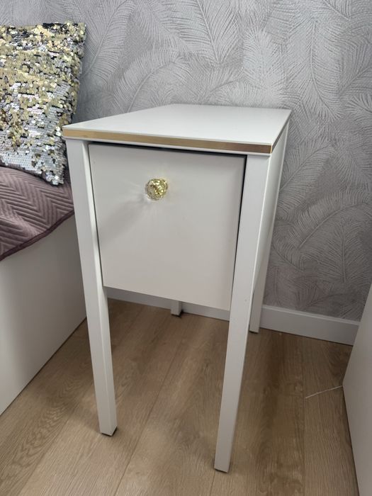 2 stoliki nocne szafki ikea nordli