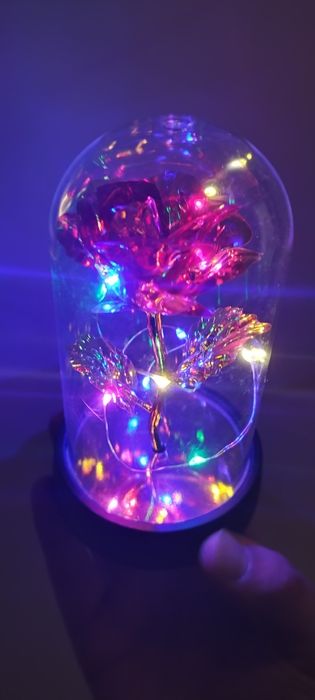 Продам Троянду(розу) в колбі з підсвіткою