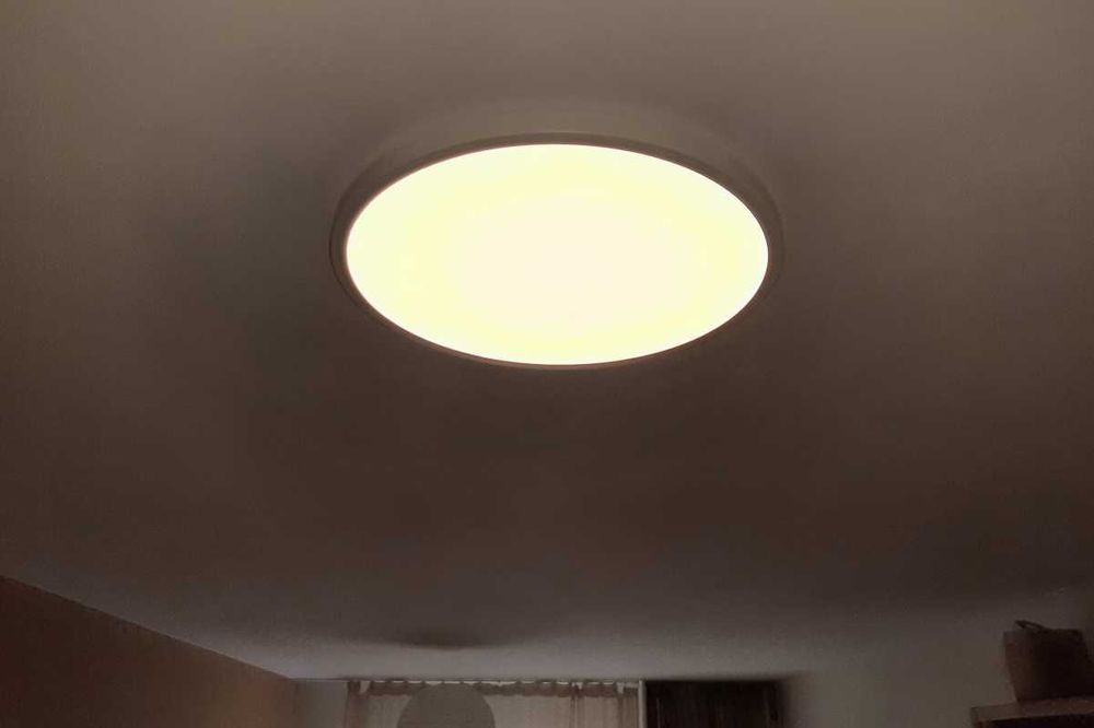 NOWY plafon, panel LED Kars Inspire 30 cm—sama ramka + dyfuzor