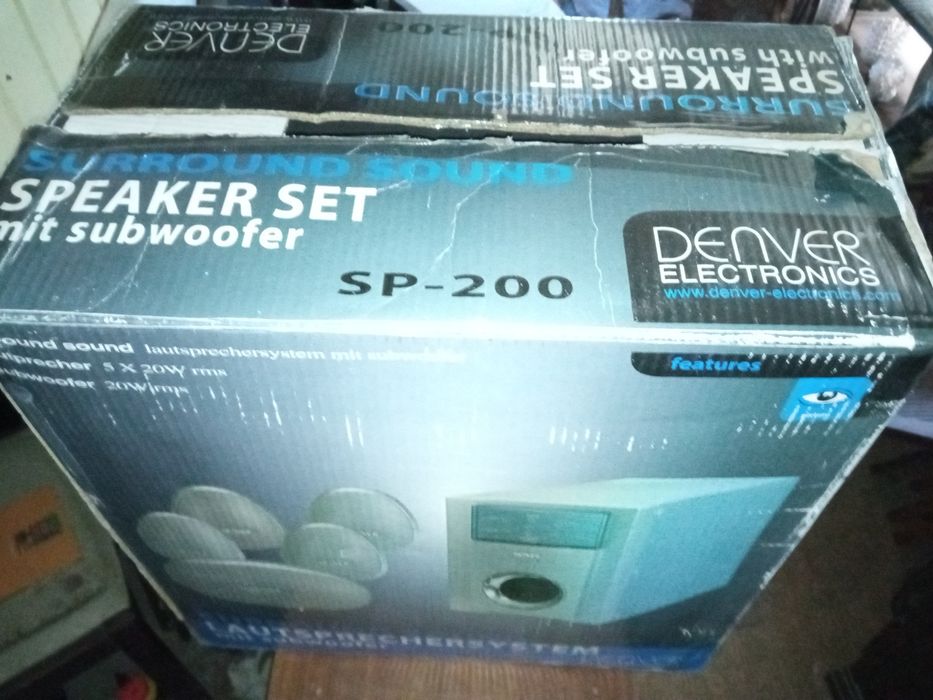 Sistema de som 5.1  surround Denver