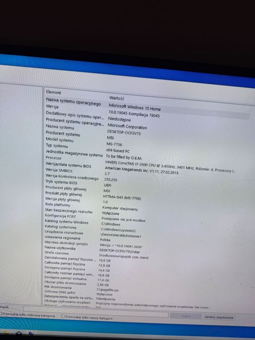 Komputer gamingowy i7 + GTX 1050 Ti | 16GB RAM | SSD 500GB