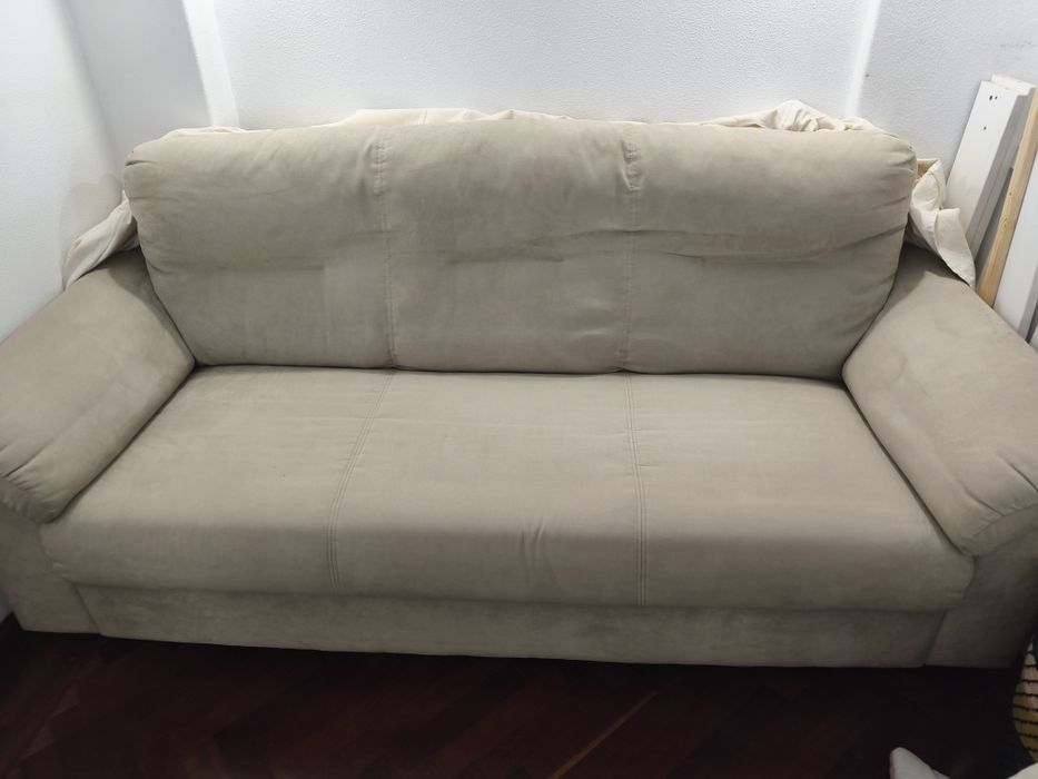 Dou Sofá 3 lugares Ikea bege