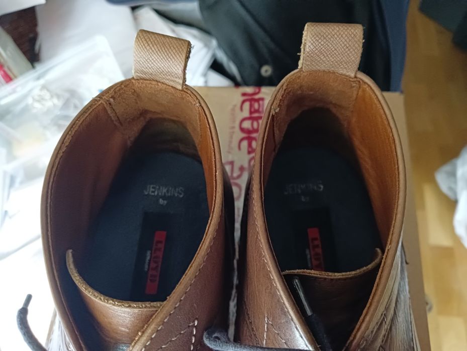 Buty skórzane Lloyd 41 sztyblety Germany trzewiki skóra ecco 26,5 cm