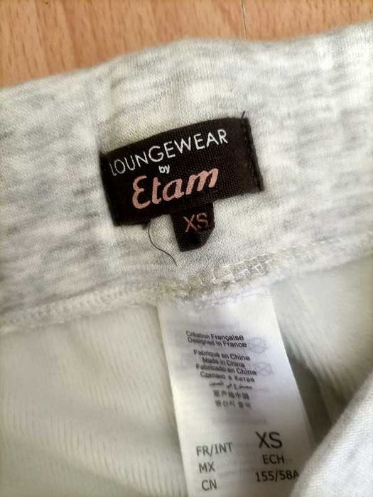 Etam legginsy 3/4 szare XS