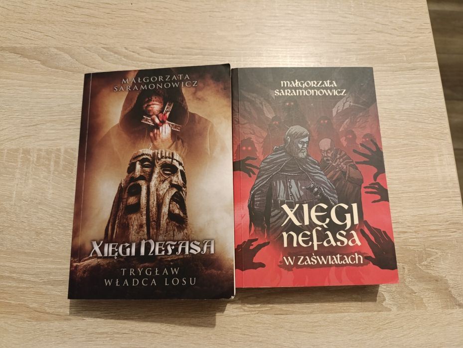 Xięgi Nefasa 1+2 Małgorzata Saramonowicz Fantasy Średniowiecze+Gratis