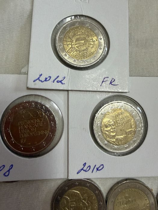 Moedas 2 euro para troca