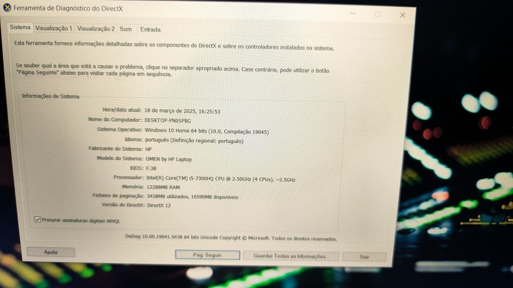 HP omen portátil gaming