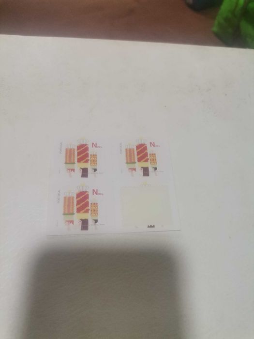 Selos comemorativos da festa dos tabuleiros em tomar