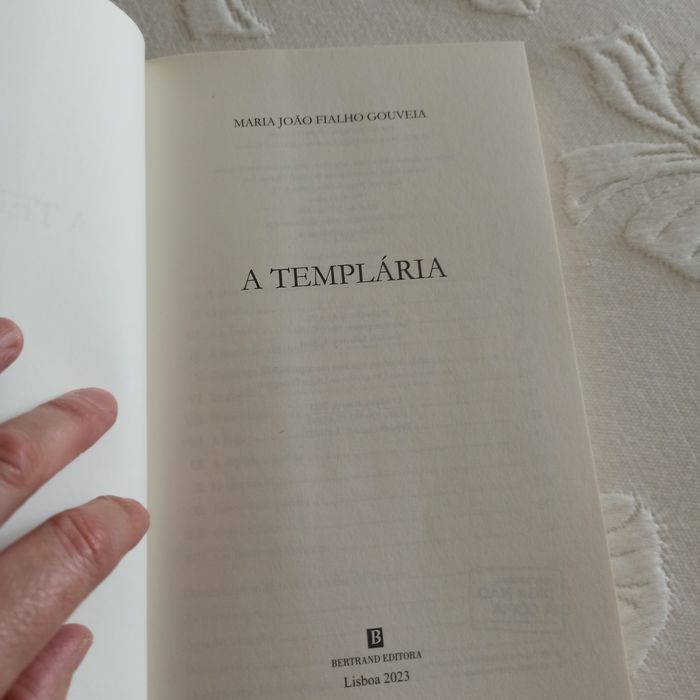 "A templária" de Maria João Fialho Gouveia