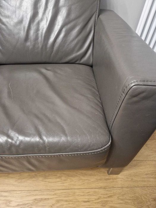 Sofa 3os. + 2 fotele Kler, skóra