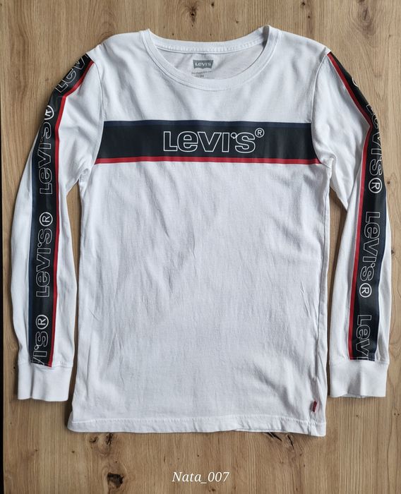 Koszulka bluzka Levi's longsleeve roz 164cm