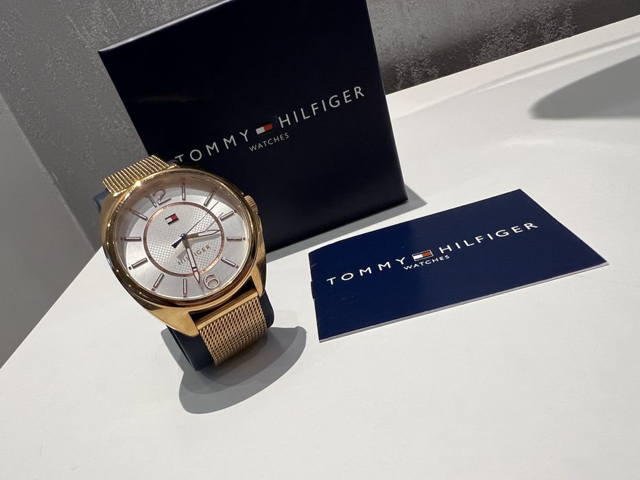 Tommy Hilfiger zegarek damski rose Gold pudełko
