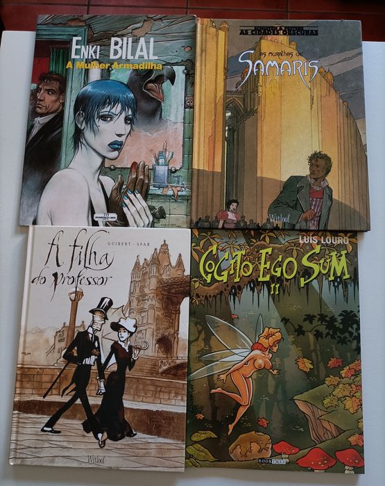 36 Albúns de Comès, Loisel, M. Prado, Bilal, e Cabanes