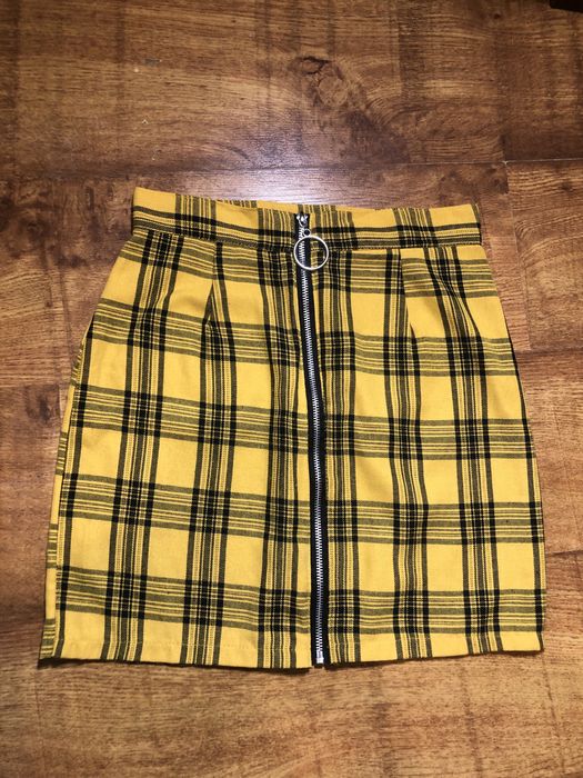 Юбка с замком спереди