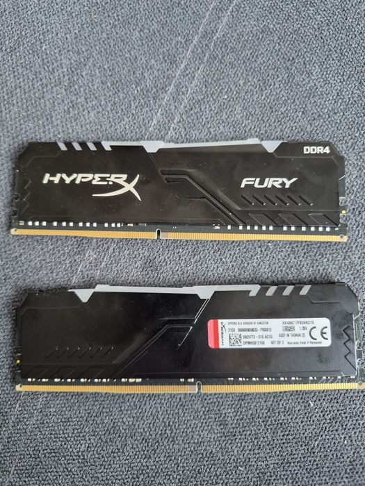 Оперативная память HyperX DDR4-3600 16384MB PC4-28800 (Kit of 2x8192) Fury RGB (HX436C17FB3AK2/16)