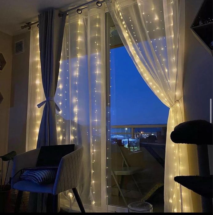 Штора-роса розмір 3*2 від USB