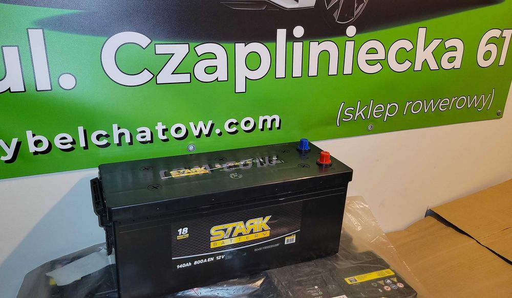 Akumulator 140Ah 800A 12V STARK Nowy Gwarancja