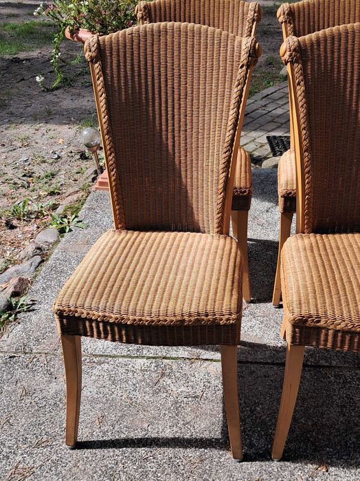 sprzedam krzesla ratanowe firmy LOOM