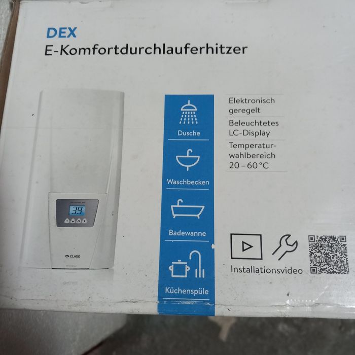 aquecedor água  CLAGE