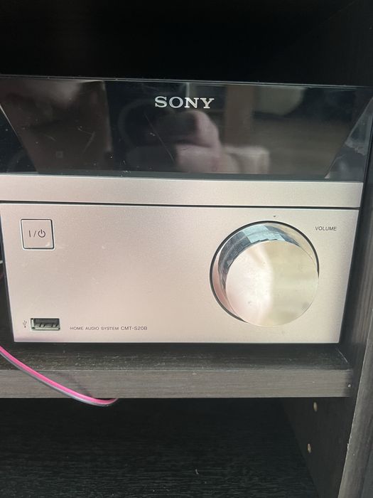 Sony CMT-S20B – wieża stereo, CD, USB, radio, pilot