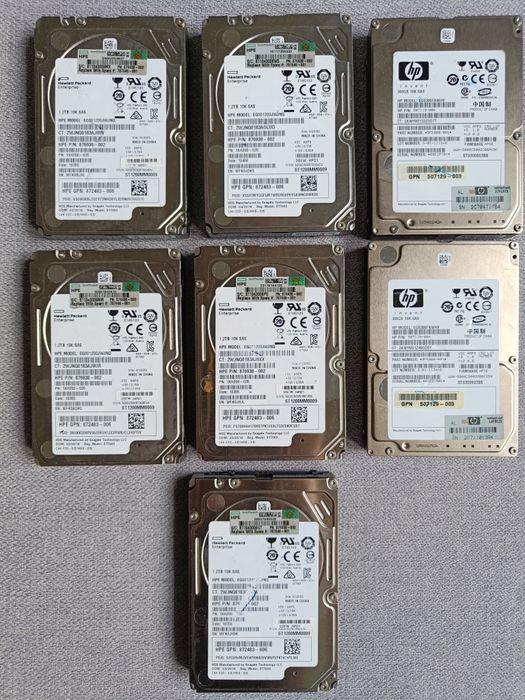 Dyski SAS 1.2TB 300GB