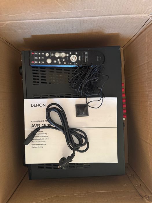Denon AVR-1509 com comando, caixa original – HDMI OUT intermitente