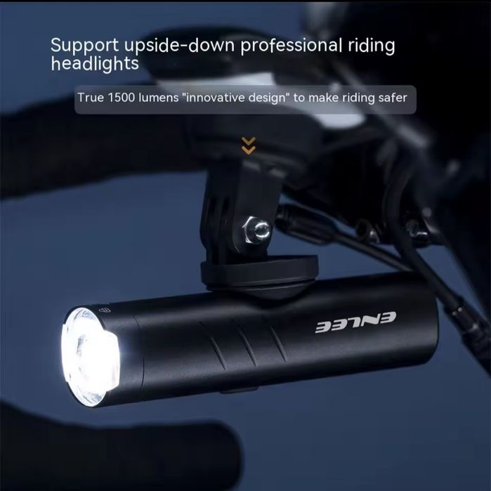 Фары Enlee 1500lm, Cyclami 1000 PRO; Сигнализация Antusi. Каденс пульс