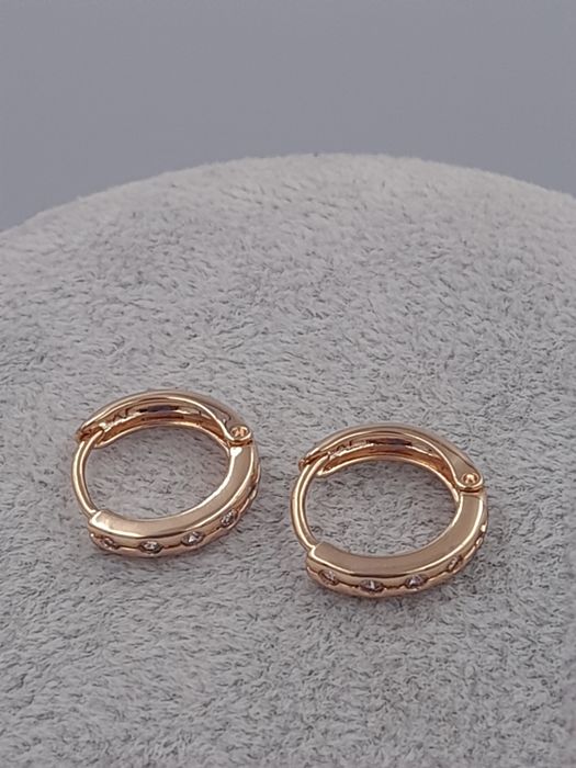 Drobne kolczyki kółeczka Xuping