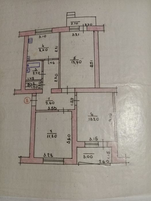 Продаю 3 комнатную квартиру улучшенной планировки г. Мерефа