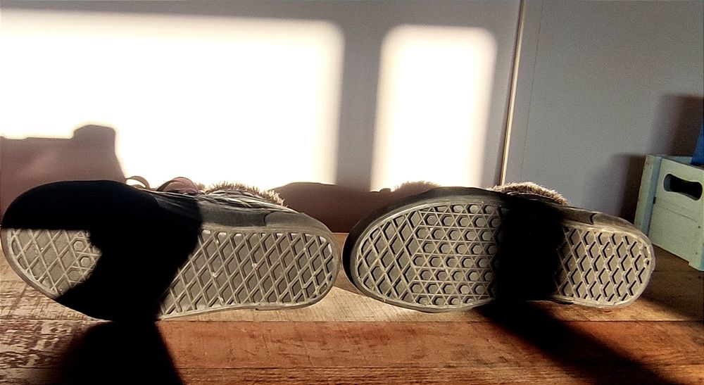 Sapatilha em pele VANS offthewall