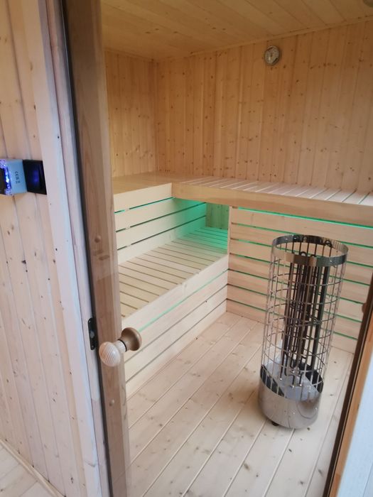 Kompleks Spa Sauna Nicea 7,2m x 2,3m Szatnia Piec