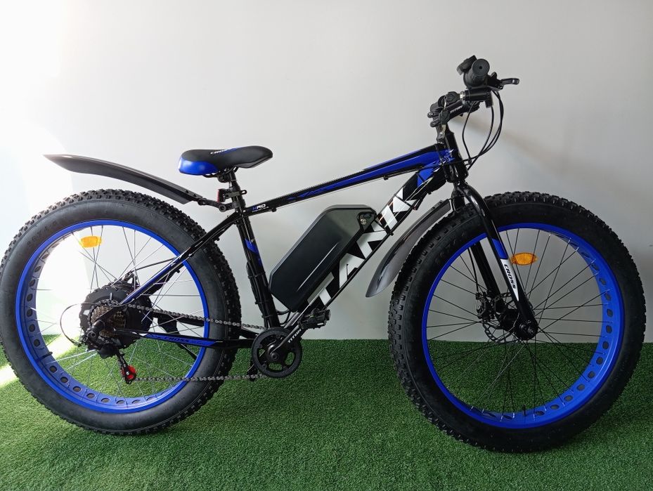 Електровелосипед , фетбайк Cross Tank 26 "-19", 48v-21 Ah , Pas-assist