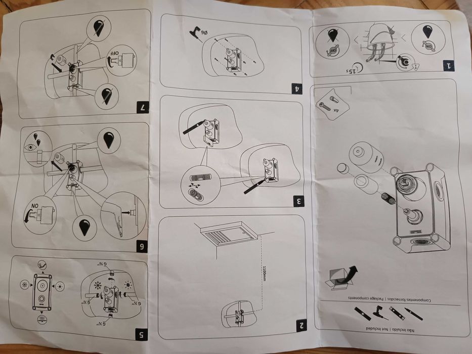 Kit de chuveiro bruma novo