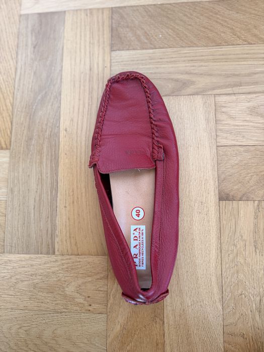 Damskie, czerwone buty