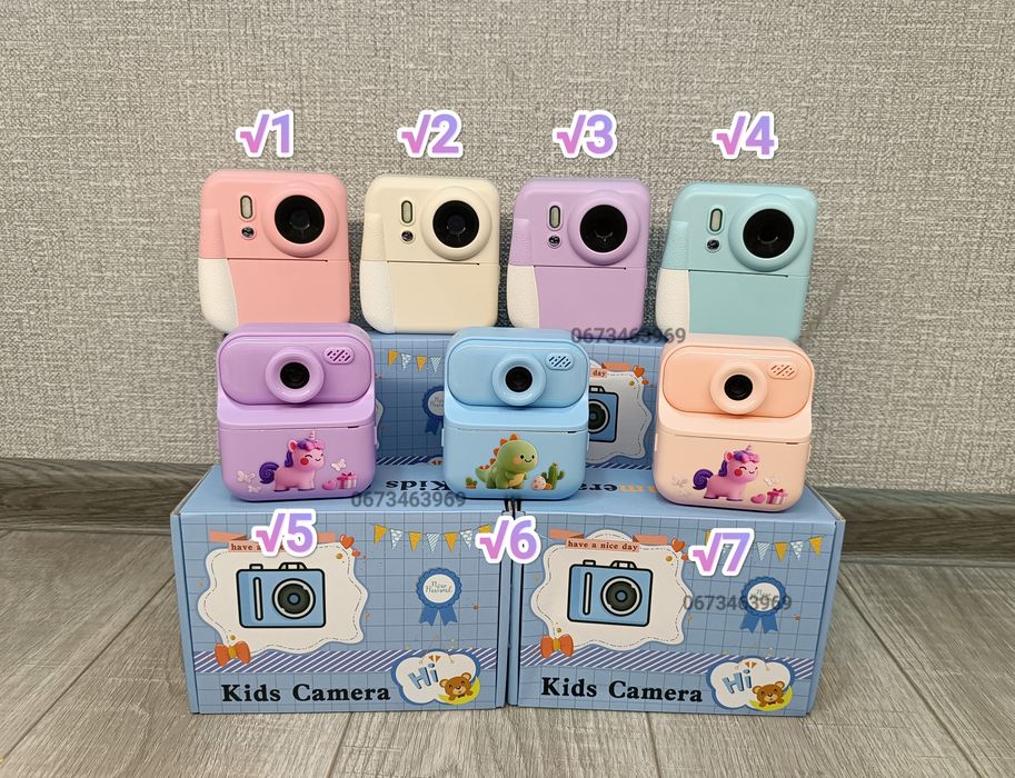 Дитячий фотоапарат Дитячий фотопринтер Дитяча фото камера детская каме