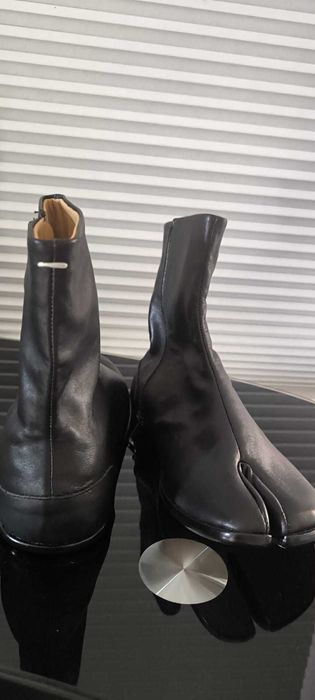 Ботинки Maison Margiela Tabi Чоботи Сапоги шкіряні Maison Margiela