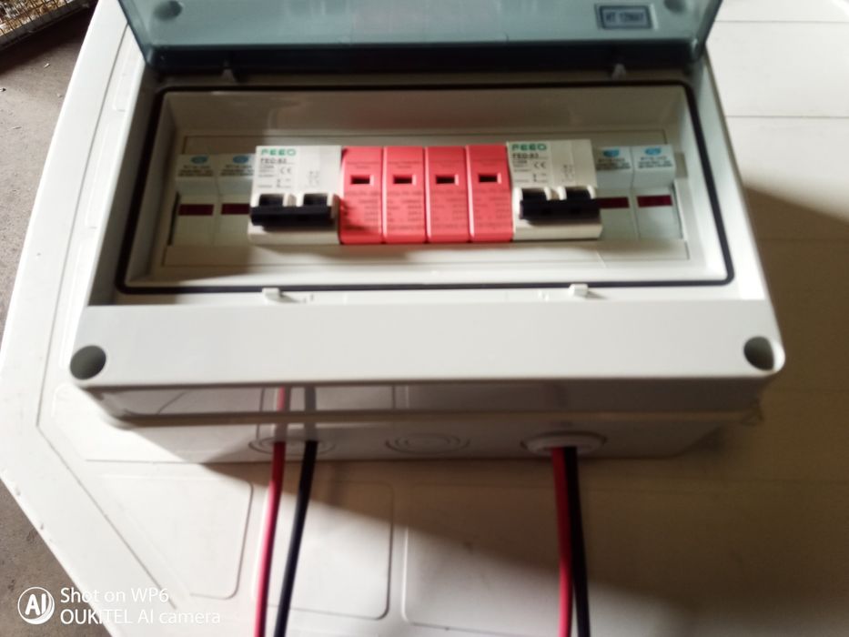 Kit proteção painéis solares fotovoltaicos quadro elétrico