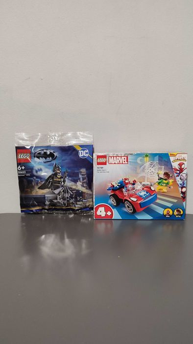 2 zestawy!! LEGO Marvel 10789, Nowe +LEGO DC Batman 30653, Nowe