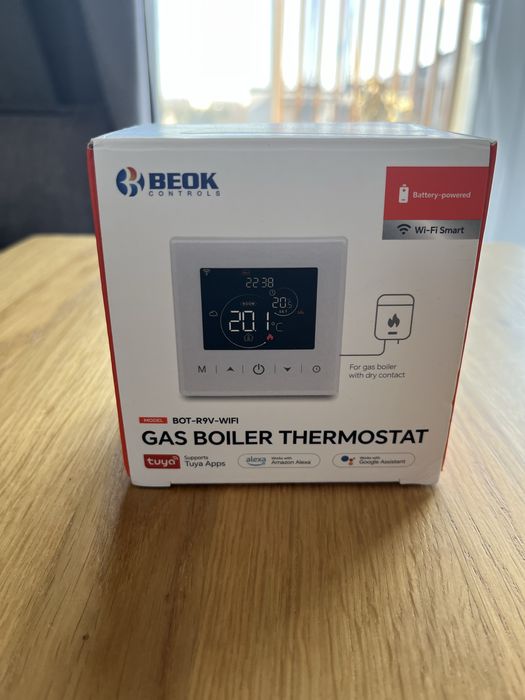 Inteligentny termostat WiFi do kotła BEOK WiFi Boiler Thermostat