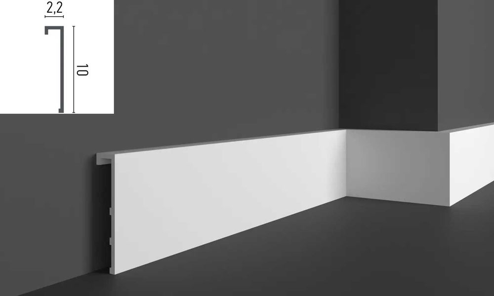 Плинтусы, карнизы, молдинги из прочного дюрополимера