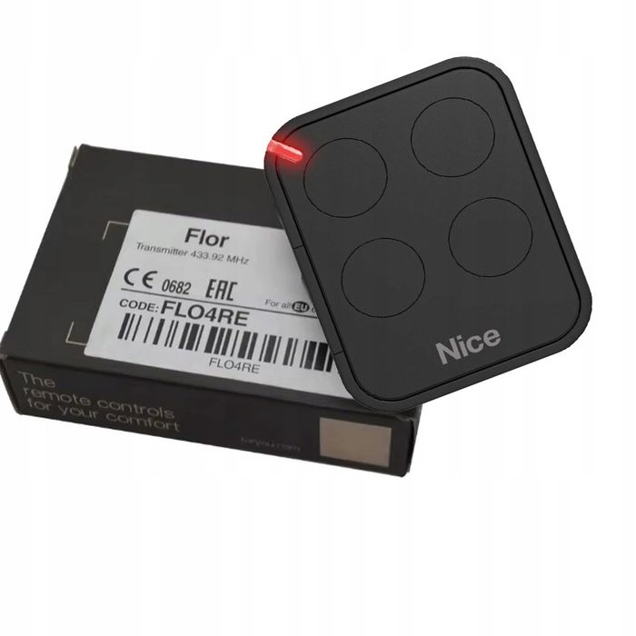 NICE FLO4R-E pilot 4-kanałowy 433MHz do bramy FLO4 FLOR ORYGINALNY