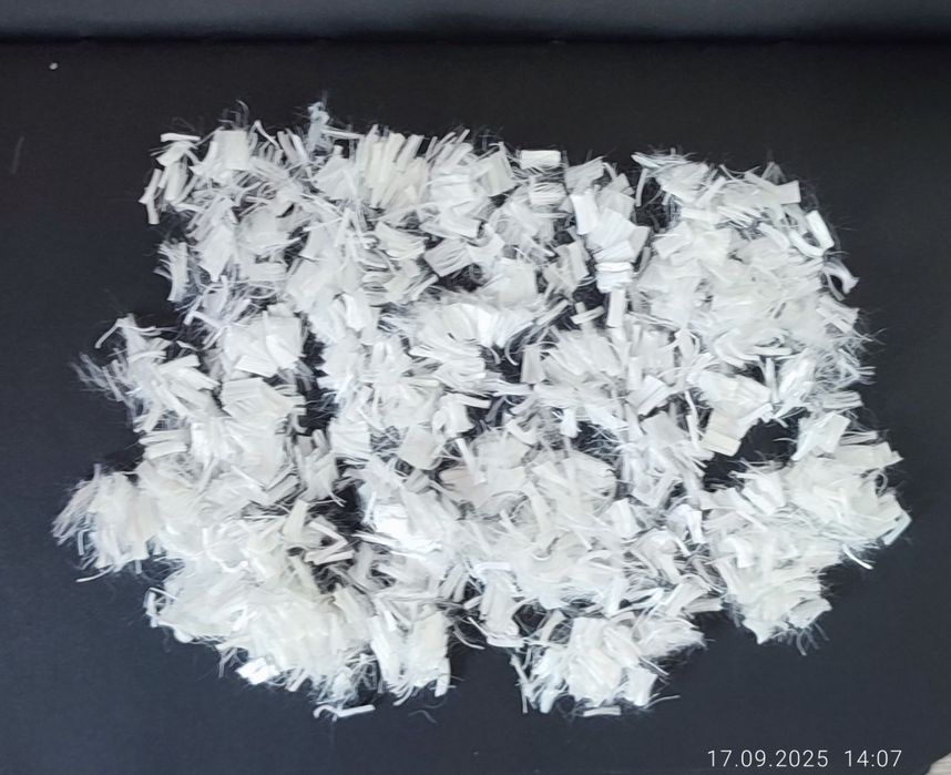 Фібра 6мм. Фібро волокно армуюче