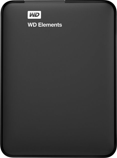 Завнішній жорсткий диск 1TB Western Digital Elements WDBUZG0010BBK-WES