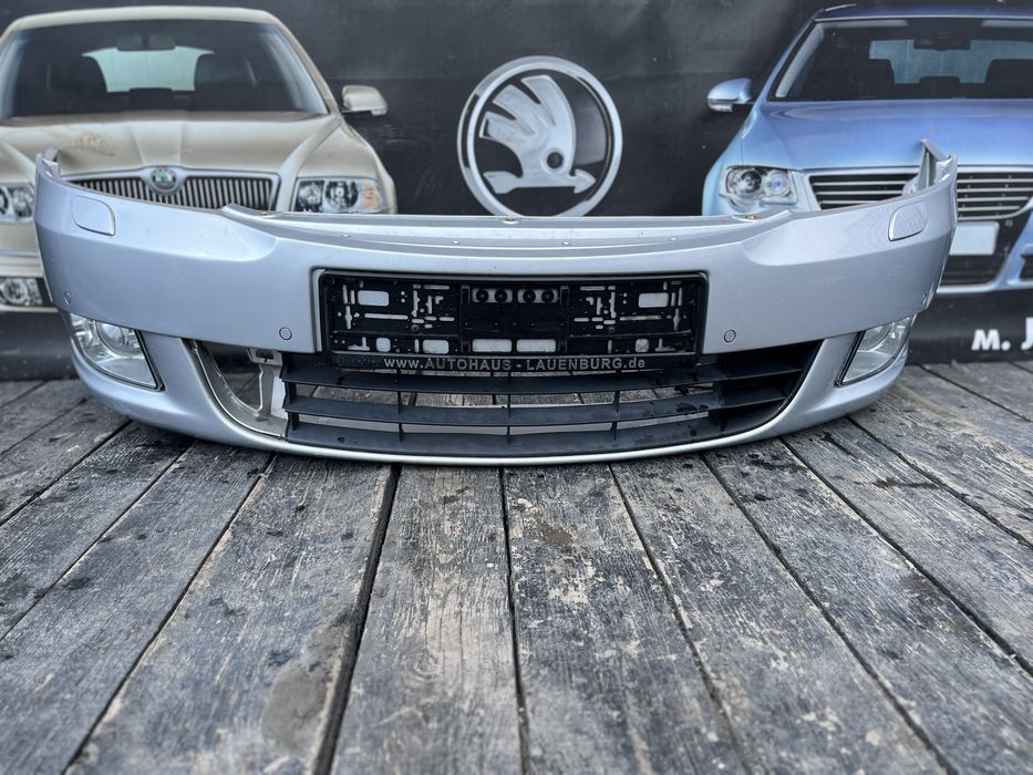 Бампер передній шкода октавія а5 9156 skoda octavia a5 рестайлінг