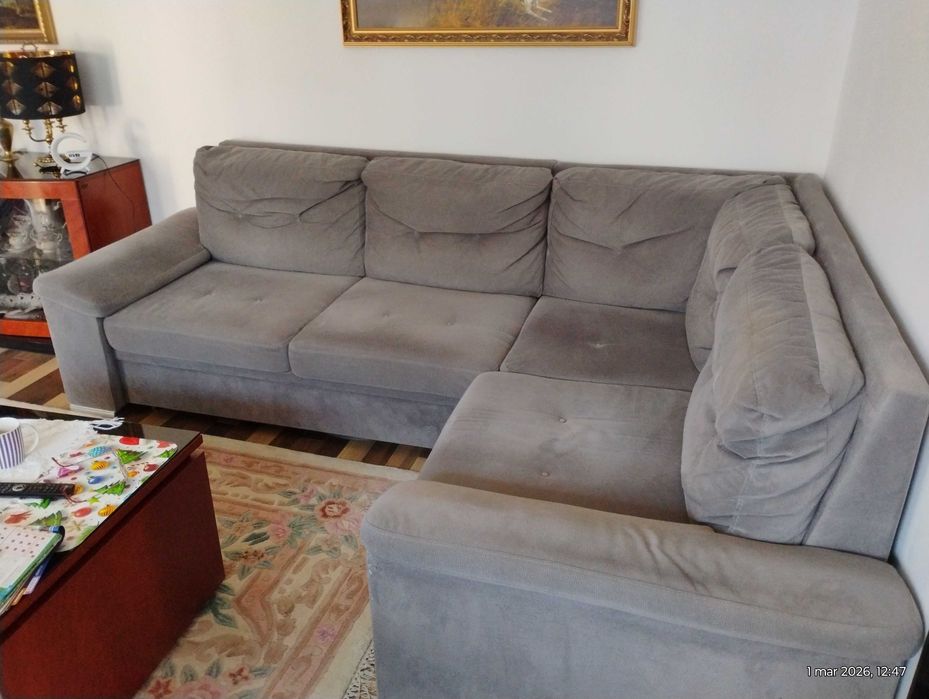 Narożnik kanapa dwu letnia stan B dobry 260 cmx190 cm